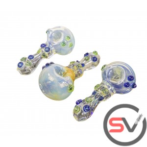 BIG HEAD FUMED GLASS SUCTION CUP PIPE 5inch 1CT
